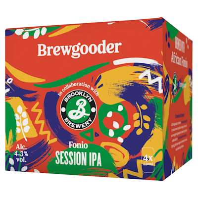 Brewgooder xBrooklyn Session IPA 4 x 330ml Brewgooder xBrooklyn Session IPA 4 x 330ml