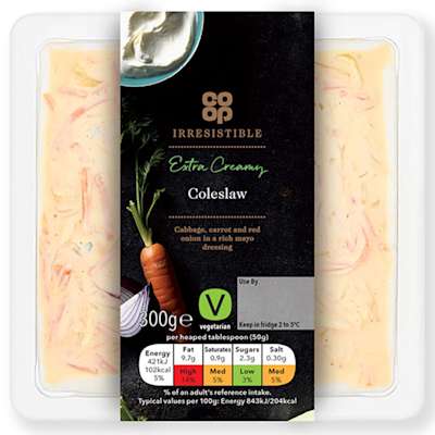 Co-op Irresistible Coleslaw 300g Co-op Irresistible Coleslaw 300g