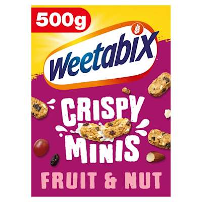 Weetabix Minis Fruit and Nut 500g Weetabix Minis Fruit and Nut 500g