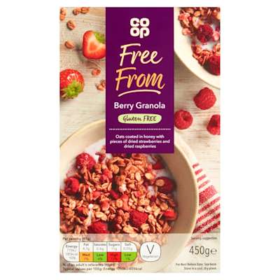 Co-op Free From Berry Granola 350g - Gluten Free Co-op Free From Berry Granola 350g - Gluten Free
