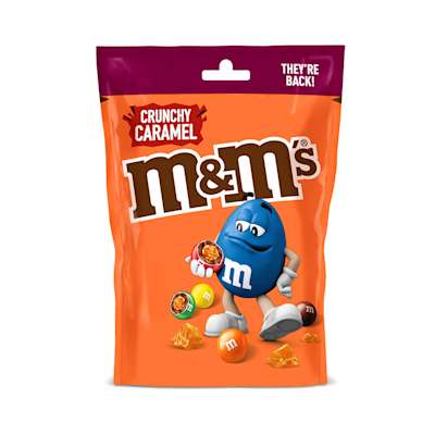 M&M’s Crunchy Caramel Pouch 109g M&M’s Crunchy Caramel Pouch 109g
