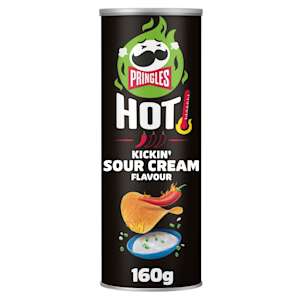 Pringles Hot Kickin’ Sour Cream 160g Pringles Hot Kickin’ Sour Cream 160g