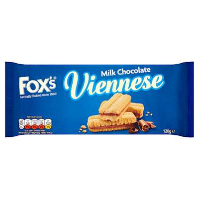 Fox's Milk Chocolate Viennese 120g Fox's Milk Chocolate Viennese 120g
