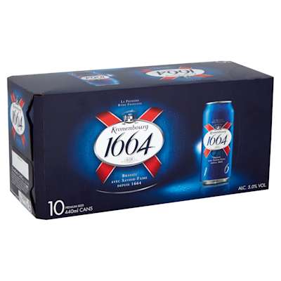 Kronenbourg Cans 10 x 440ml Kronenbourg Cans 10 x 440ml