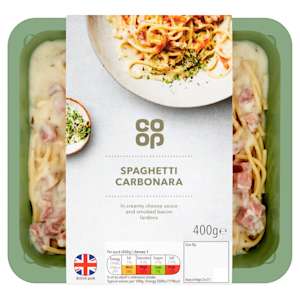 Co-op Spaghetti Carbonara 400g Co-op Spaghetti Carbonara 400g