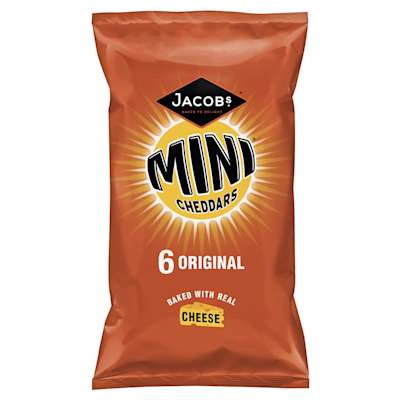 Jacobs Mini Cheddars Original 6x25g Jacobs Mini Cheddars Original 6x25g