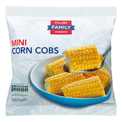 Fullers Family Favourites Mini Corn Cobs 560g Fullers Family Favourites Mini Corn Cobs 560g