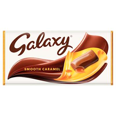 Galaxy Smooth Caramel Milk Chocolate Bar 135g Galaxy Smooth Caramel Milk Chocolate Bar 135g