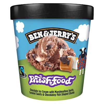 Ben & Jerry's Phish Food Chocolate Ice Cream Tub 465ml Ben & Jerry's Phish Food Chocolate Ice Cream Tub 465ml