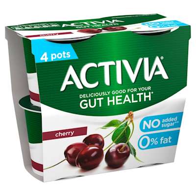 Danone Activia Cherry 0% 4 x 115g Danone Activia Cherry 0% 4 x 115g