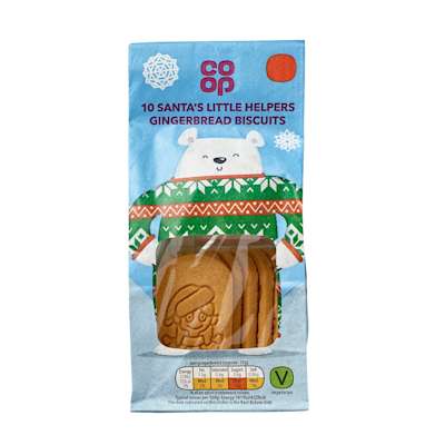 Co-op Santa’s Little Helpers Gingerbread Biscuit Multipack Co-op Santa’s Little Helpers Gingerbread Biscuit Multipack