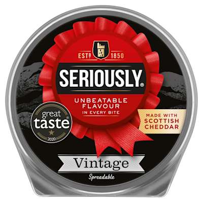 Seriously Spreadable Vintage Cheese 125g Seriously Spreadable Vintage Cheese 125g