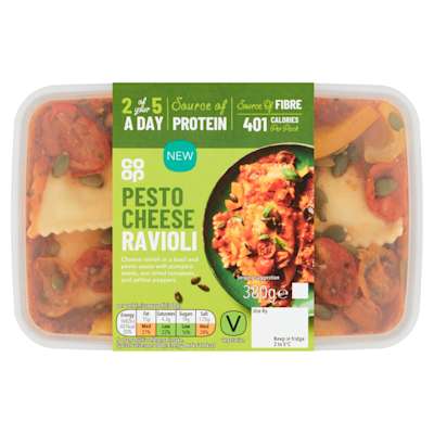Co-op Pesto Cheese Ravioli 380g Co-op Pesto Cheese Ravioli 380g