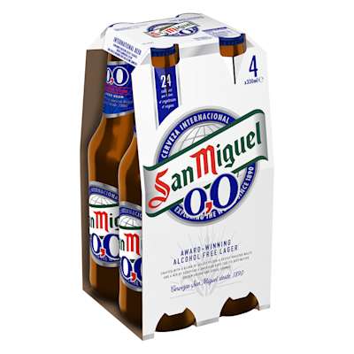 San Miguel 0% 4x330ml San Miguel 0% 4x330ml