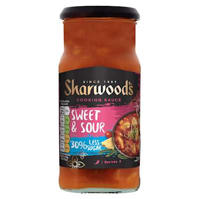 Sharwood's Sweet & Sour 30% Less Sugar 425g Sharwood's Sweet & Sour 30% Less Sugar 425g