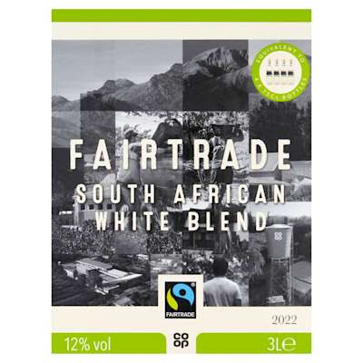 Co-op Fairtrade White Blend Box 3ltr Co-op Fairtrade White Blend Box 3ltr