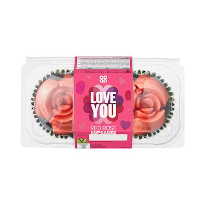 Co-op Irresistible Rose Cupcakes 2pk Co-op Irresistible Rose Cupcakes 2pk