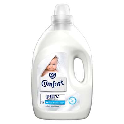 Comfort Fabric Conditioner Pure 85 Washes 3 Ltr Comfort Fabric Conditioner Pure 85 Washes 3 Ltr