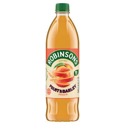 Robinsons Fruit & Barley Peach 1Ltr Robinsons Fruit & Barley Peach 1Ltr