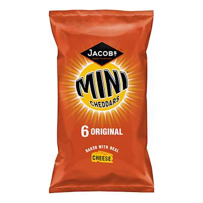 Jacobs Mini Cheddars Original 6x25g Jacobs Mini Cheddars Original 6x25g