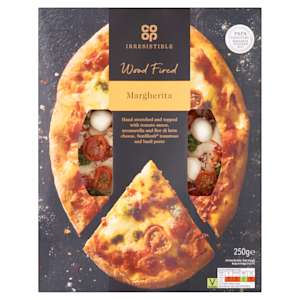 Co-op Irresistible Single Serve Margherita 250g Co-op Irresistible Single Serve Margherita 250g