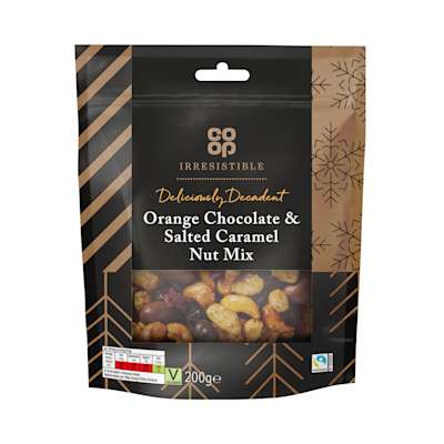 Orange Chocolate and Salted Caramel Nut Mix Orange Chocolate and Salted Caramel Nut Mix