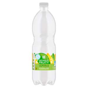 Co-op Sparkling Lemon & Lime Flavour Spring Water 1Ltr Co-op Sparkling Lemon & Lime Flavour Spring Water 1Ltr