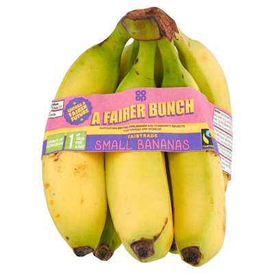 Co-op Fairtrade Small Bananas Pack Co-op Fairtrade Small Bananas Pack
