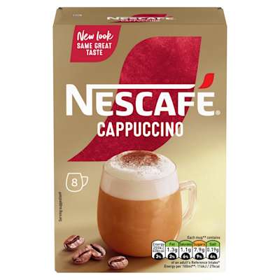 Nescafe Gold Cappuccino Instant Coffee 8 x 15.5g Sachets Nescafe Gold Cappuccino Instant Coffee 8 x 15.5g Sachets