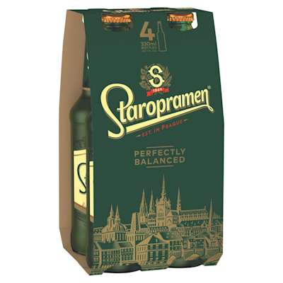 Staropramen 4 x 330ml Staropramen 4 x 330ml