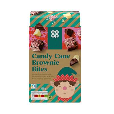 Co-op Christmas Candy Cane Brownie Bites Co-op Christmas Candy Cane Brownie Bites