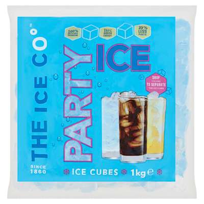 The Ice Co Party Ice Cubes 1kg The Ice Co Party Ice Cubes 1kg