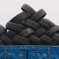 Rubbish tyres