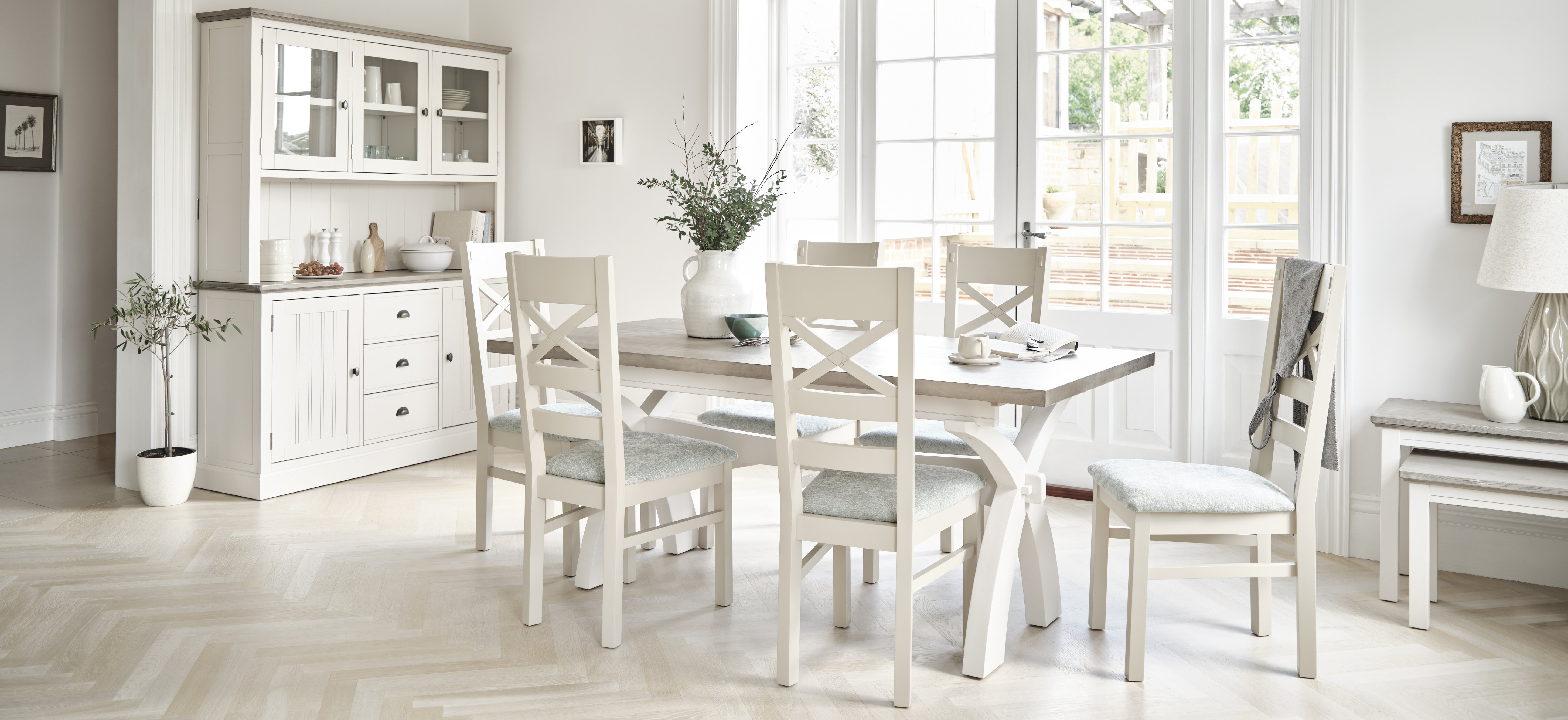 Oak furnitureland brompton dining set