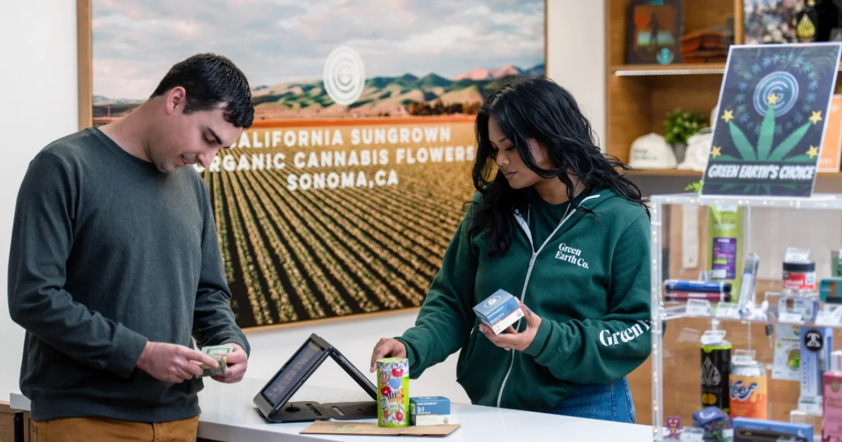 Cannabis dispensary retail Point of Sale system