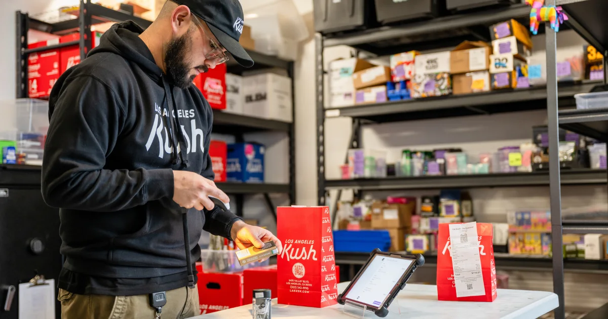 Dispensary Delivery Fulfillment Station Barcode Scan
