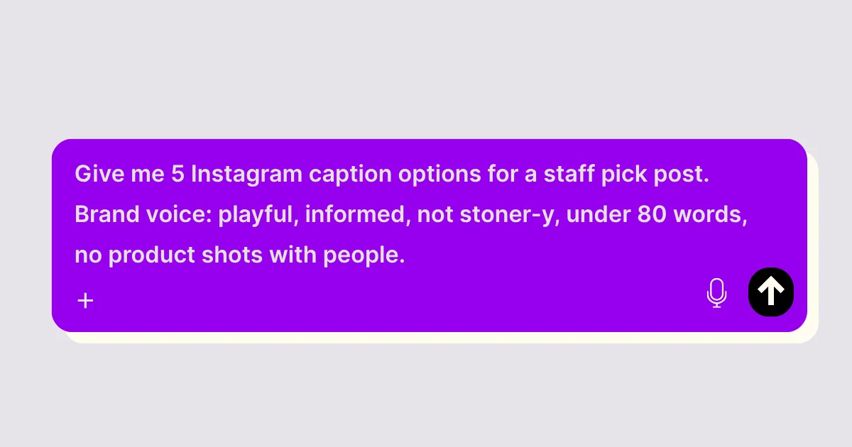 Copy paste prompts for Chat GPT and Claude for my dispensary operations