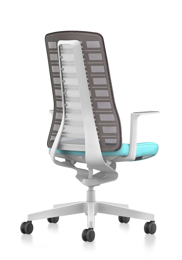 High backed mesh chair for the office executive