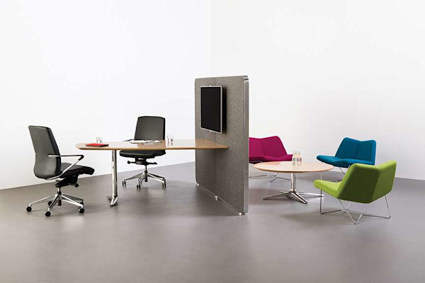 modern office cubicles