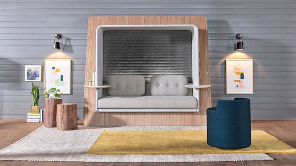 acoustic privacy pod for personal spaces