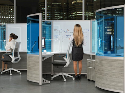 modern office design and office vacancy