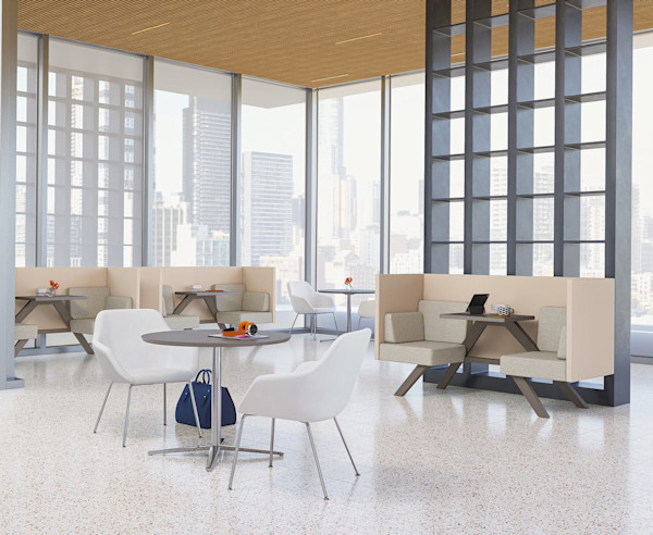 open layour lounge area