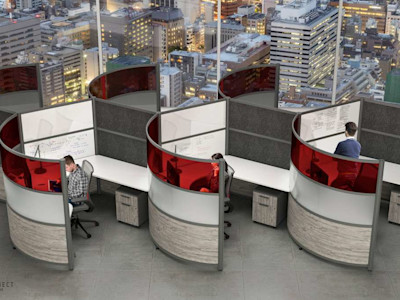 call center furniture layouts