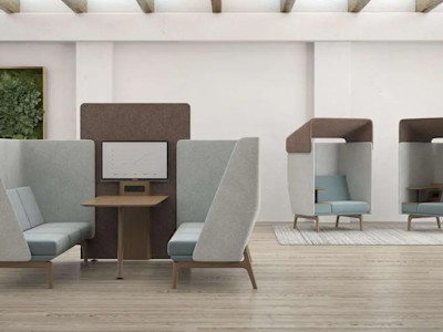 acoustic sound absorbing modern office furniture