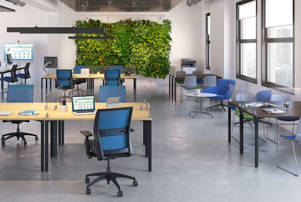 office layout for post-COVID work