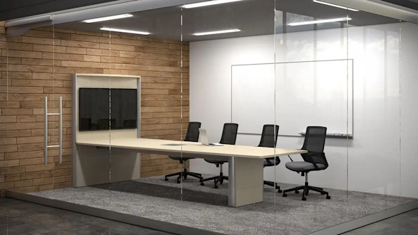conference table glass walls