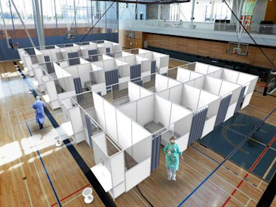 popup healthcare booth coronavirus