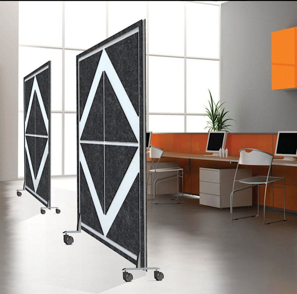 Acoustic hyper-flexible office panels