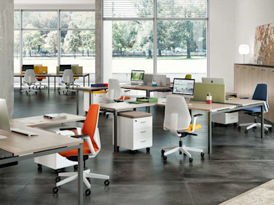 modern office design with introverts in mind
