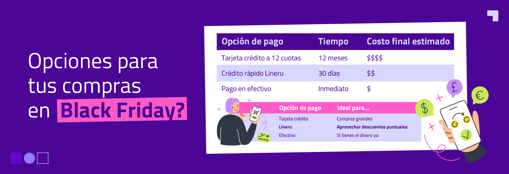 Black Friday 2025: Elige tu mejor opcion de pago.